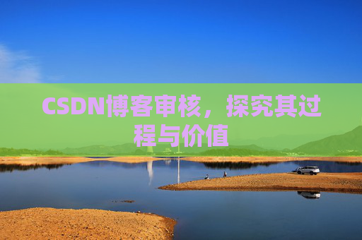 CSDN博客审核,探究其过程与价值